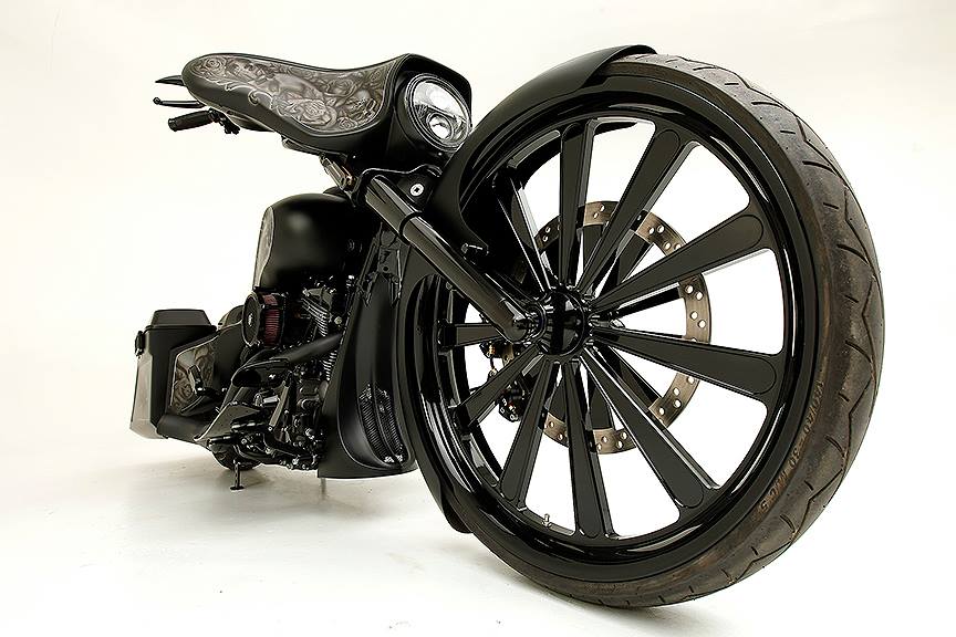30 inch DIY Harley Davidson Upgrade with Front Wheel Install