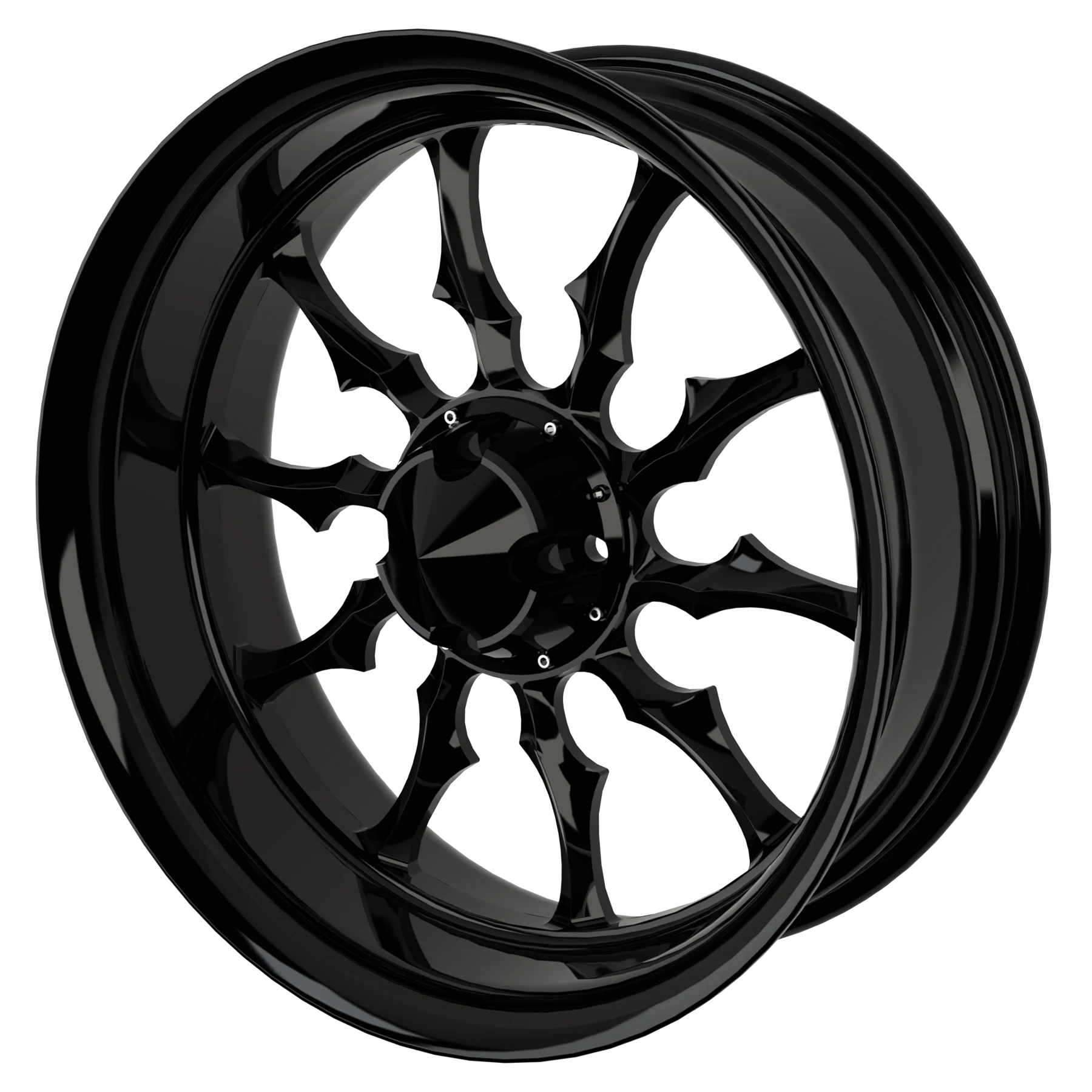 Warlord Harley Trike Motorcycle Wheel in black