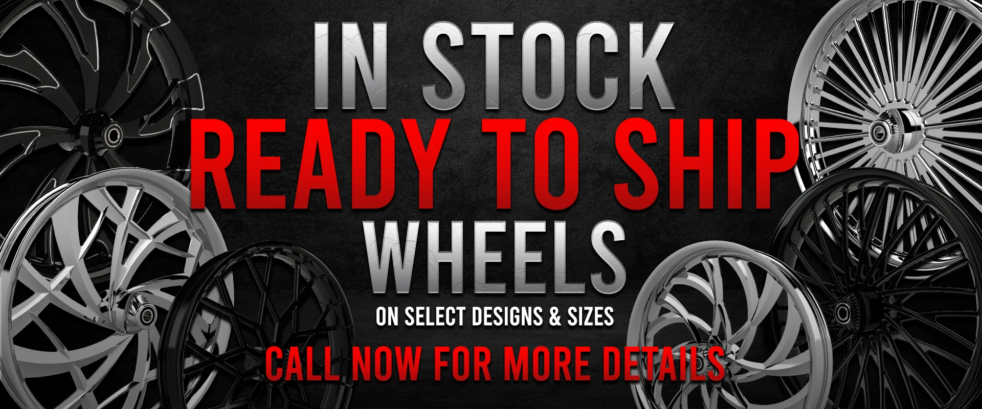 In-Stock custom motorcycle wheels