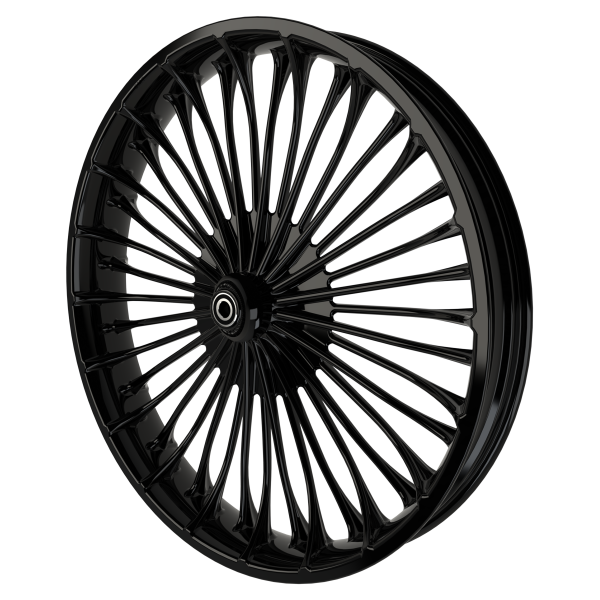 Big Fatty 3D custom motorycycle wheel in black