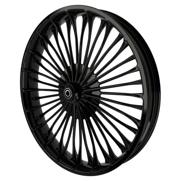 Big Fatty 3D custom motorycycle wheel in black