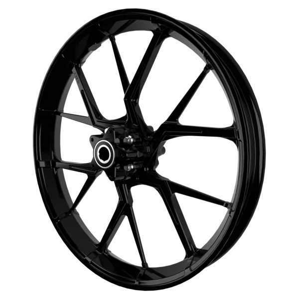 PS-2 custom motorycycle wheel in black