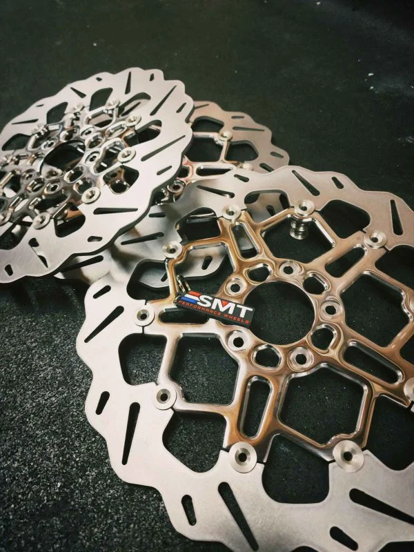 PR-1 Vented Motorcycle Polished Rotor