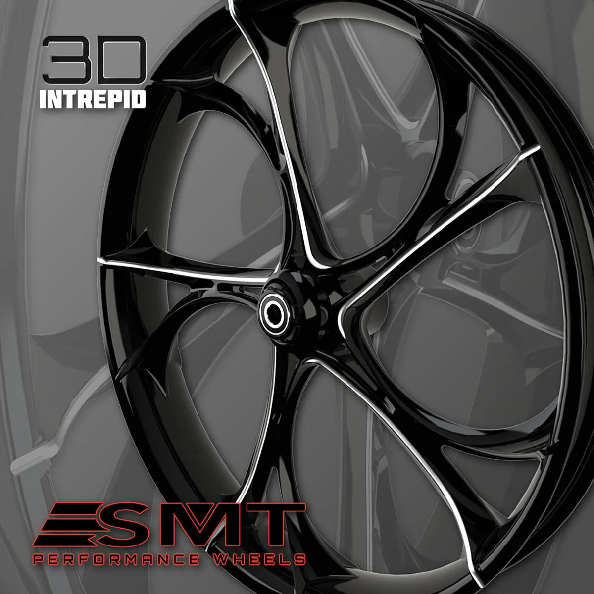 New Intrepid 3D custom motorcycle wheel