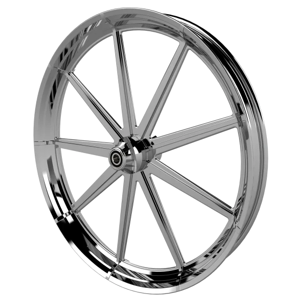 OG.02 custom motorcycle wheel in chrome