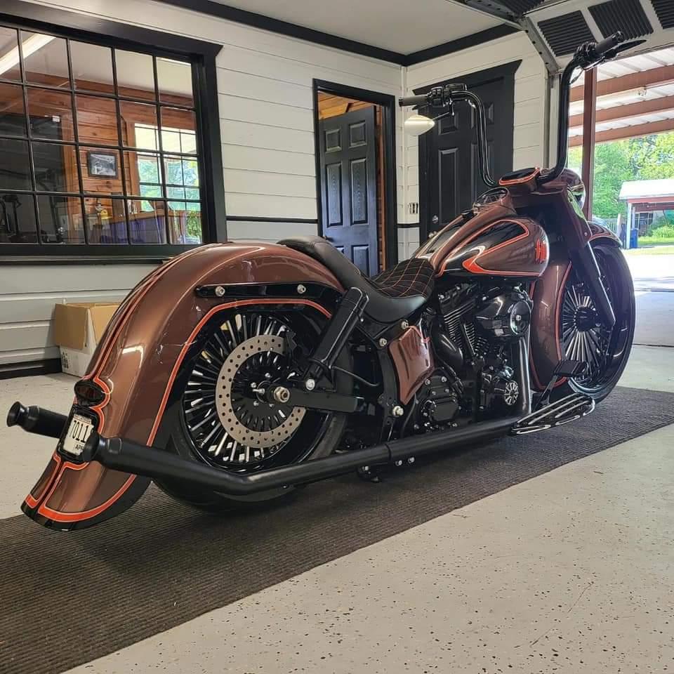 Double Cut Penthouse Harley Davidson Softail Wheels gallery image 14