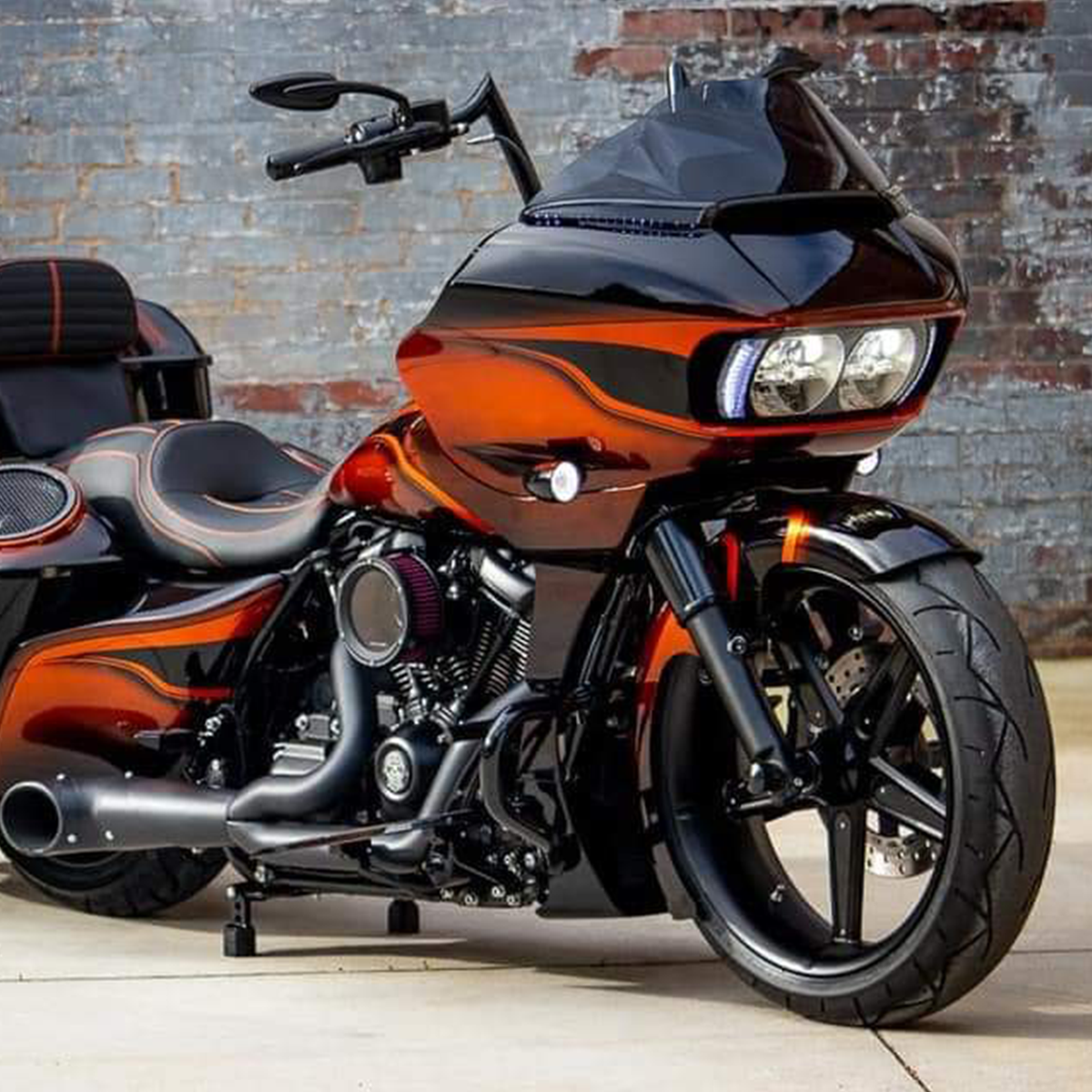 Bulldog custom motorcycle wheel gallery image