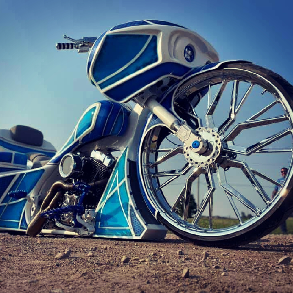SMT Chrome Hypex Motorcycle wheel Harley Davidson Road Glide Big wheel bagger