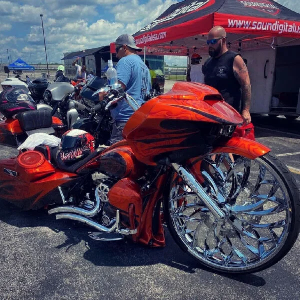 3D Chrome Crusade wheel Harley Davidson Roadglide bagger gallery image 1