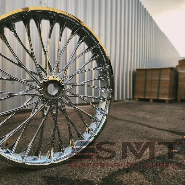 3D Chrome Dirty Spoke wheel