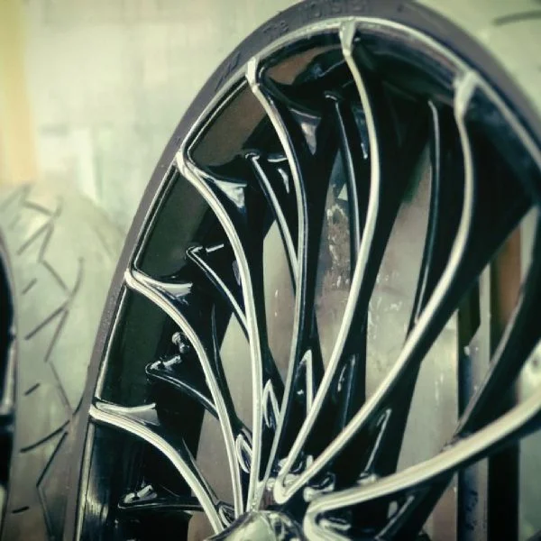 3D Double Cut Dirty Spoke wheel