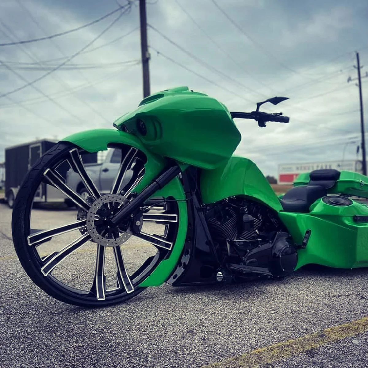 Big Wheels For Harley Baggers