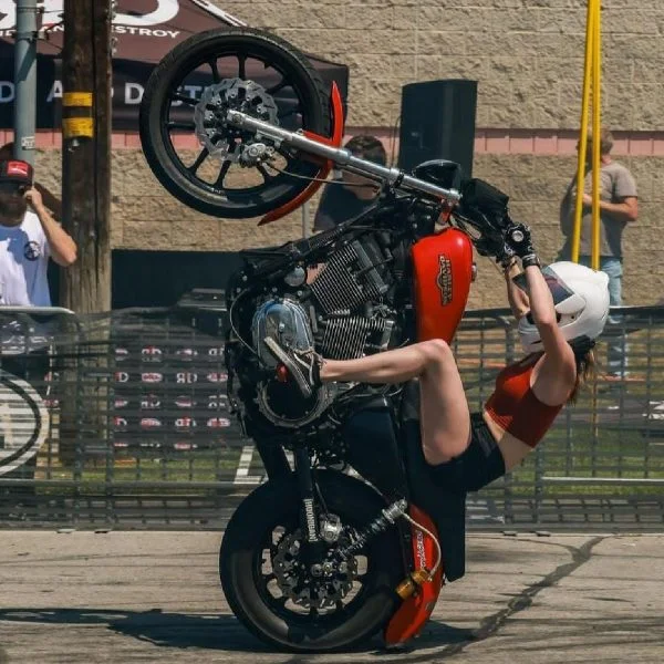 Black PS3 Harley Sportster Performance Motorcycle Wheel gallery image 9 1200 x 1200