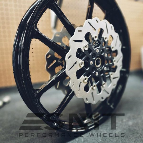Black PS3 Performance Motorcycle Wheel gallery image 1 1200 x 1200