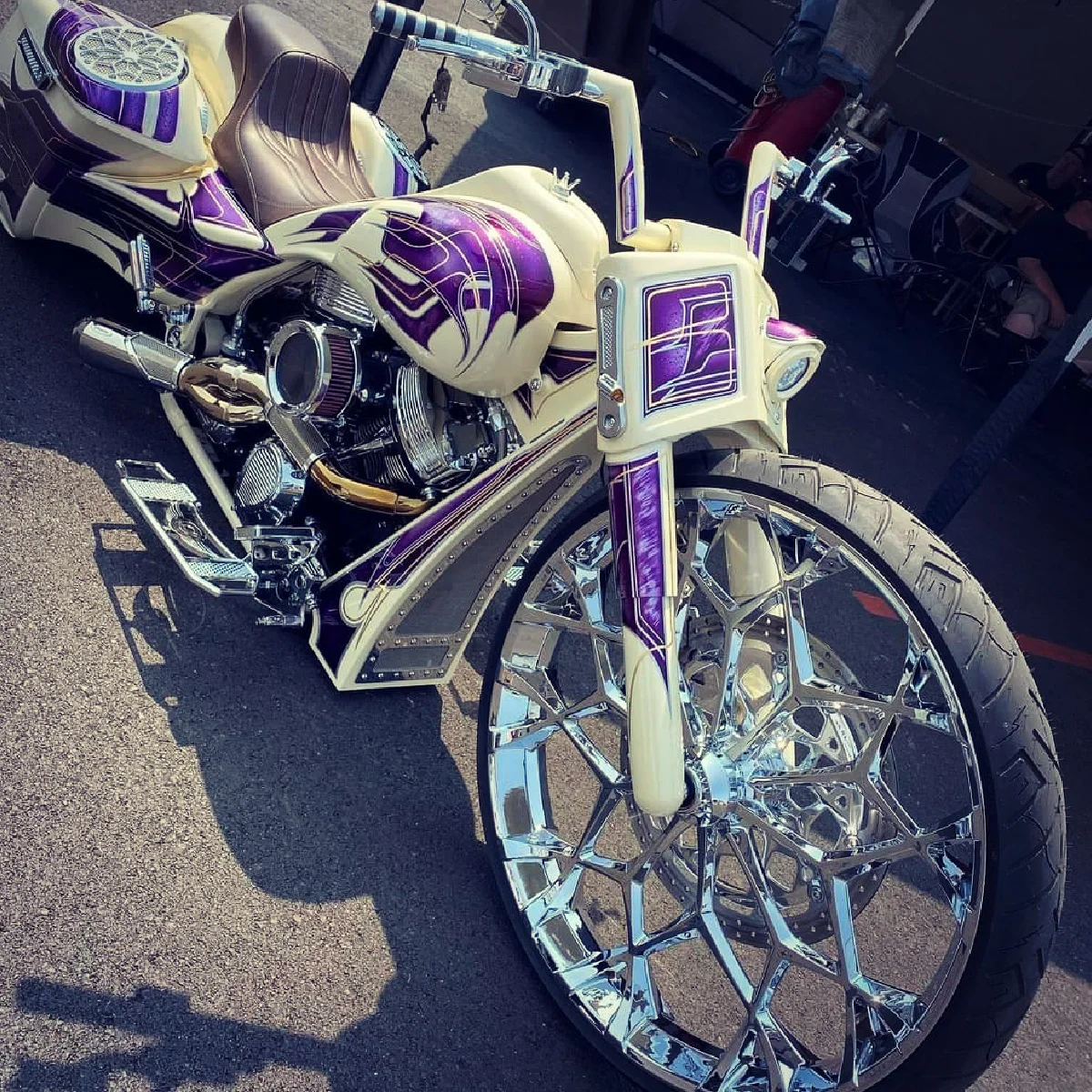 SMT Custom Harley Torque 3D Chrome Bagger Road Glide Wheel