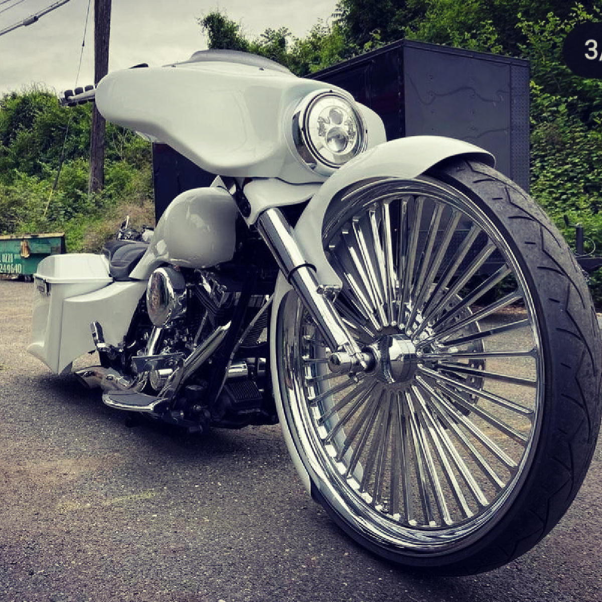 SMT Custom Harley Chrome Bagger Street Glide Wheel