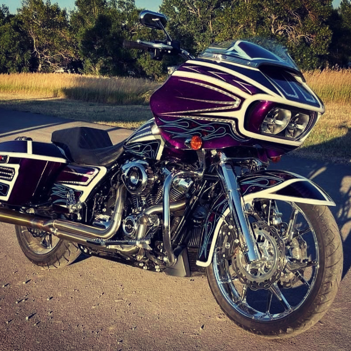 SMT Custom Harley PS2 Chrome Bagger Road Glide Wheel