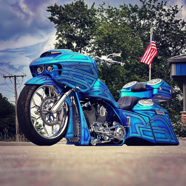 SMT_Chrome_Deception_Harley_Road_Glide_Bagger_Motorcycle_Wheel_gallery_image_4_1200 x 1200