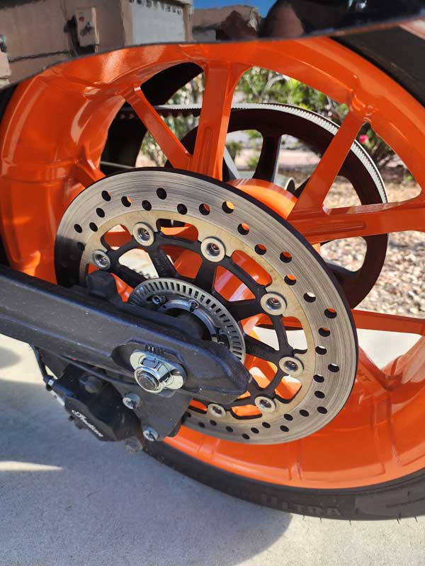 James Robinson motorcycle wheel review on Facebook