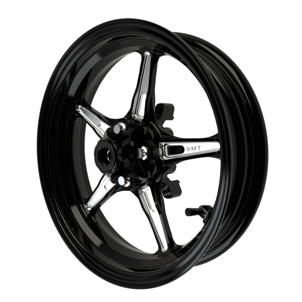RaceLite v2 Mini Moto Wheel Set in black double cut