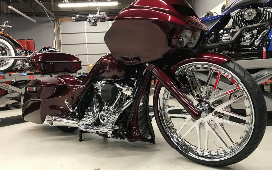 26" DIY Harley Motorcycle Front Wheel Upgrade Install