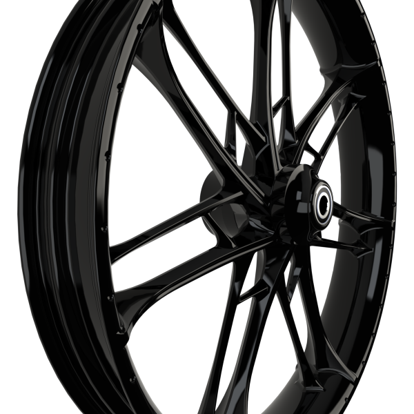 Gran Sport 3D custom motorcycle wheel in black