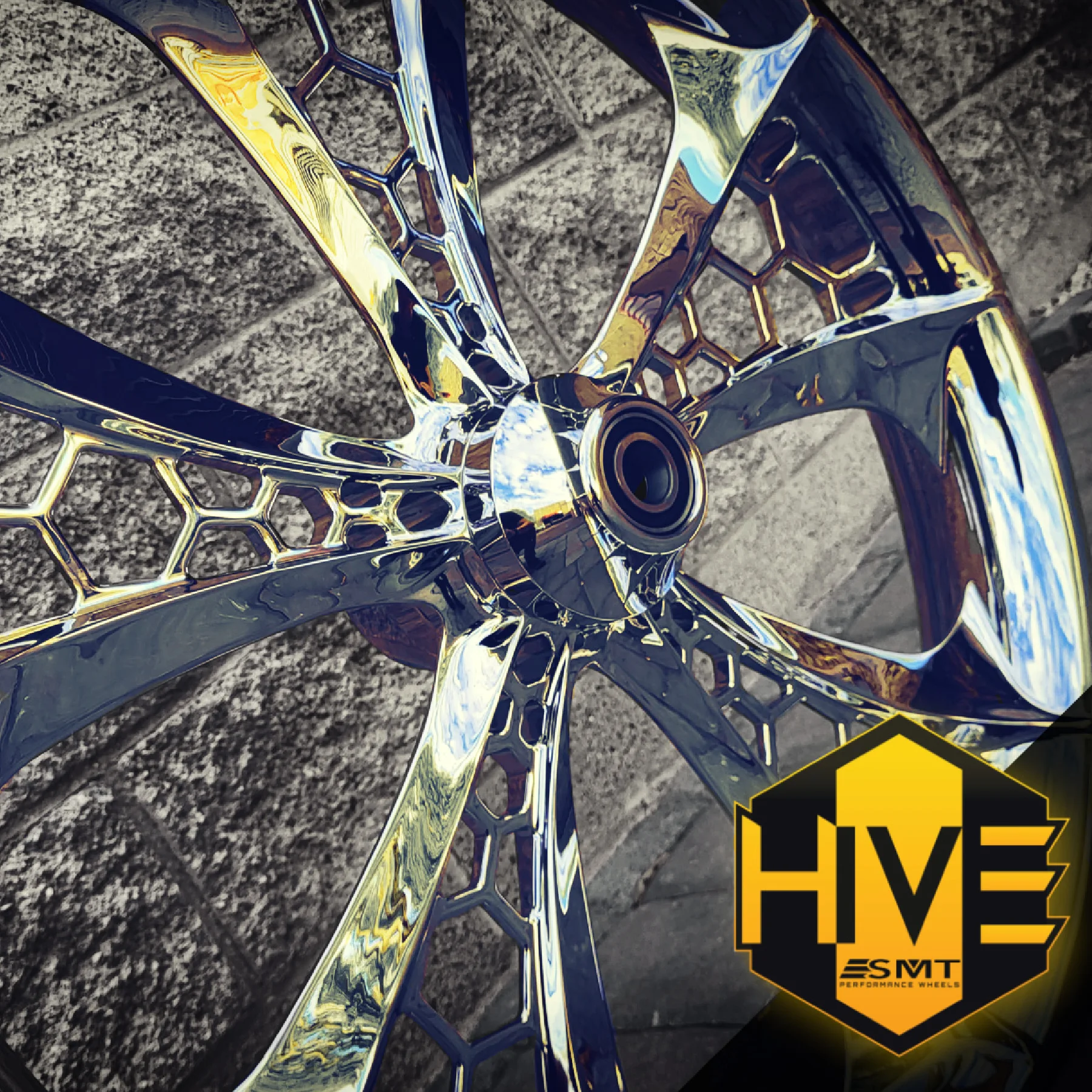 hive 3d motorcycle wheel