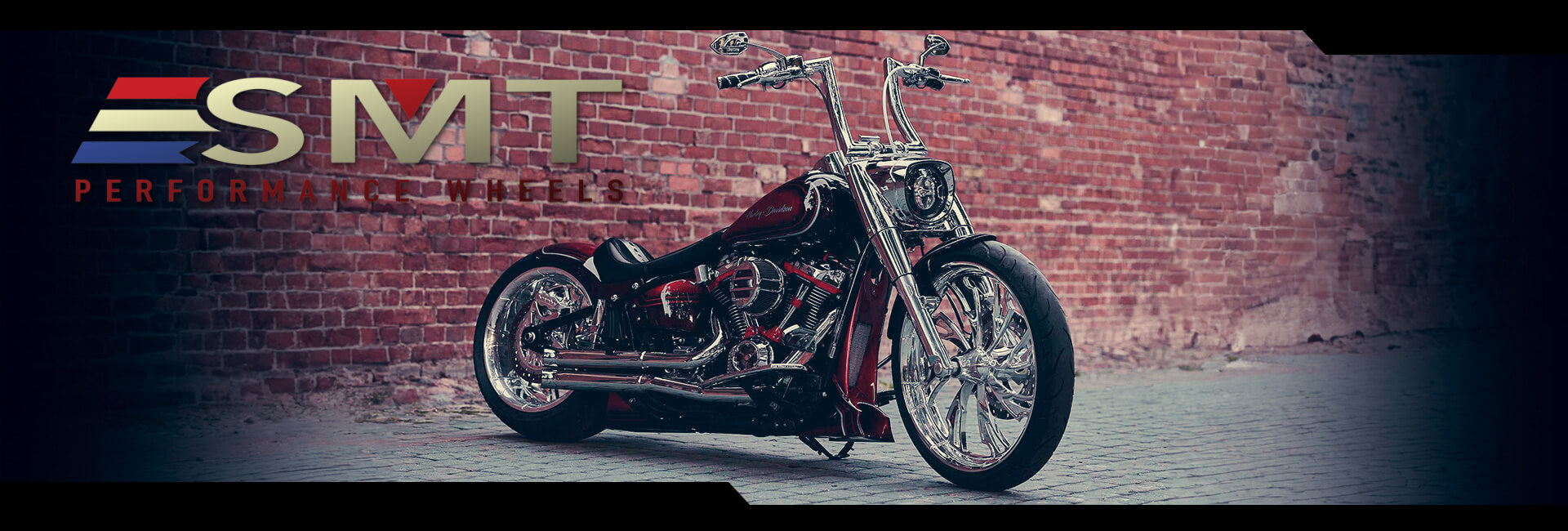 Custom Harley Fat Boy Wheels by SMT