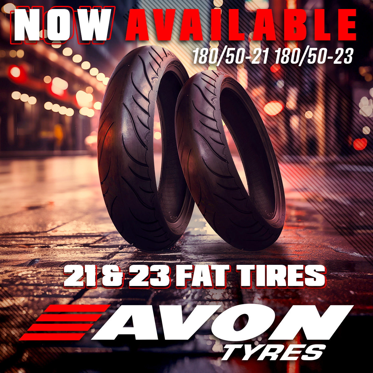 AVON Fat Tires for Motorcycles