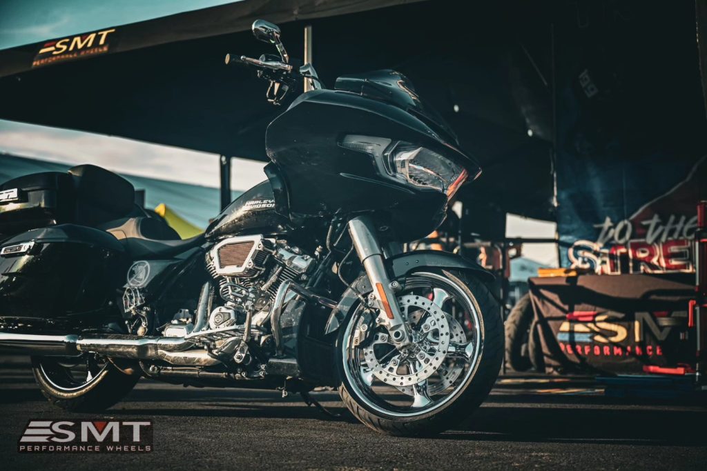 chrome motorcycle wheel finish