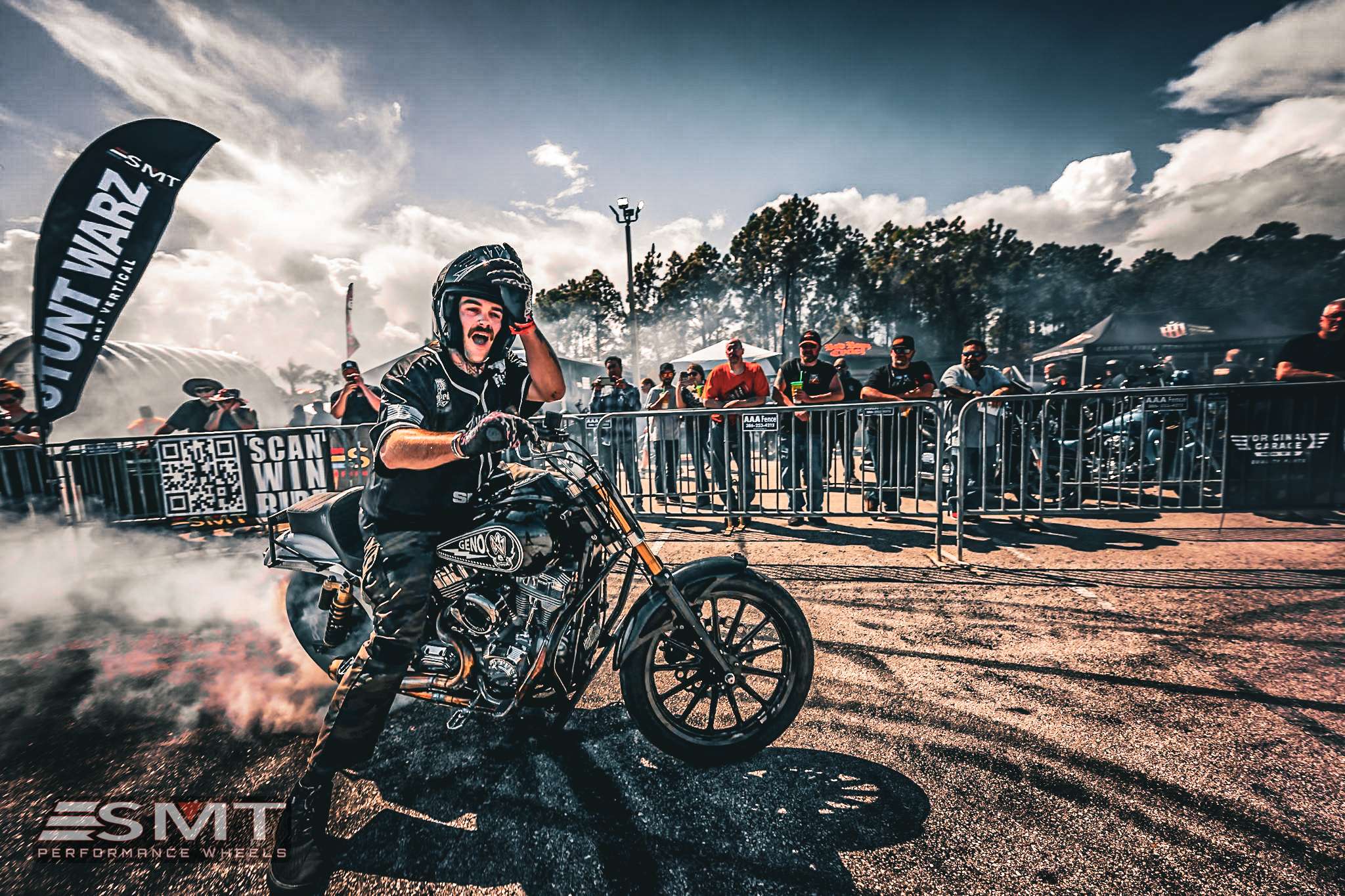 stunt bike setup Harley Indian metric motorcycles